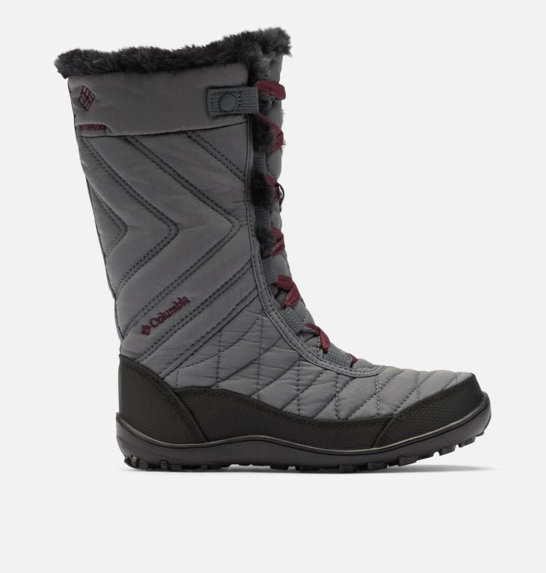 Cizme Columbia Minx Mid-High III Impermeabili Omni-Heat Copii Gri | WHQ809MZS