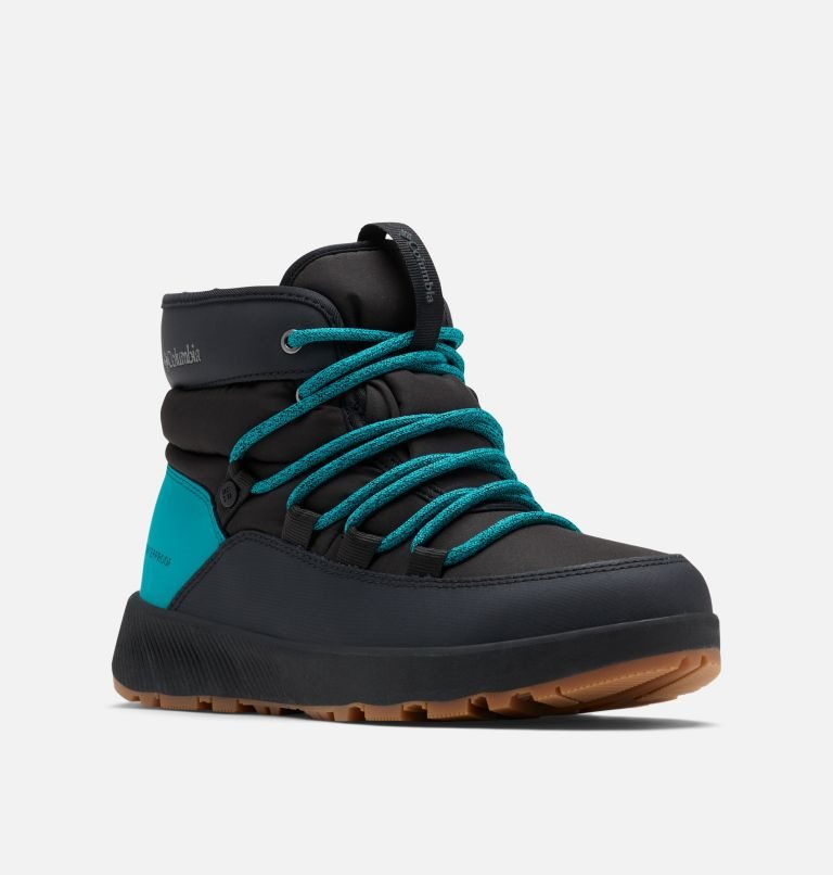 Cizme Columbia Slopeside Village Omni-Heat Mid-High Dama Negrii Turcoaz | NT017MZ8S