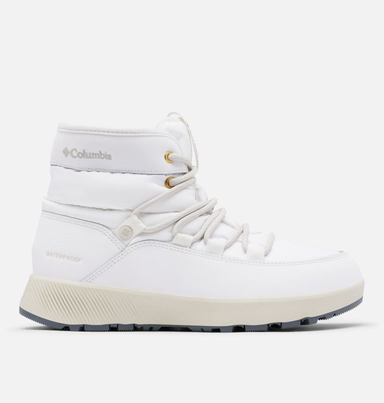 Cizme Columbia Slopeside Village Omni-Heat Mid-High Dama Albi | QDZ9Q7MA8