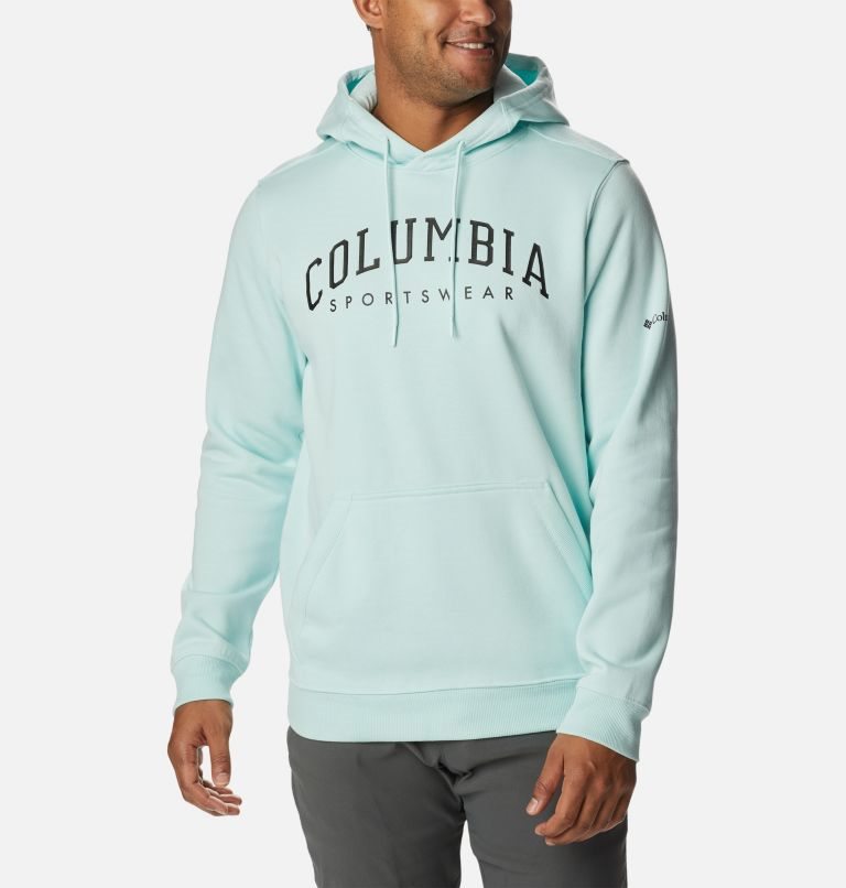 Hanorac Cu Gluga Columbia CSC Basic Logo II Barbati Turcoaz | PU978MZQ0