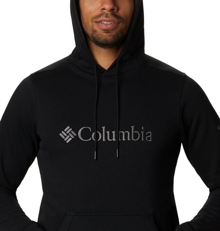 Hanorac Cu Gluga Columbia CSC Basic Logo II Barbati Negrii | SL7Z901AS