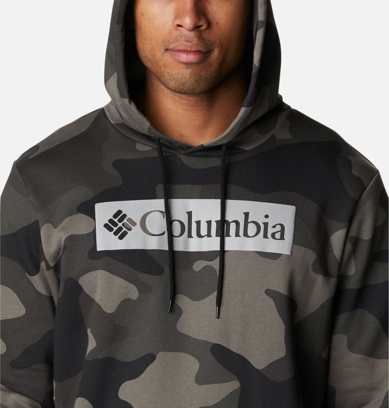 Hanorac Cu Gluga Columbia Logo Printed Barbati Camuflaj | BTA897ZQ0