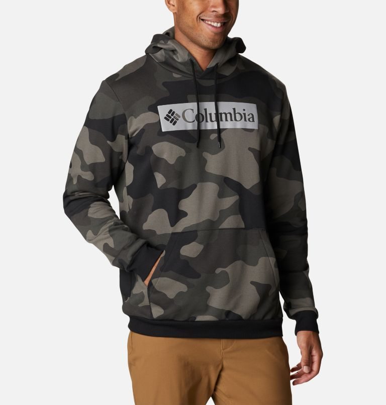 Hanorac Cu Gluga Columbia Logo Printed Barbati Camuflaj | BTA897ZQ0