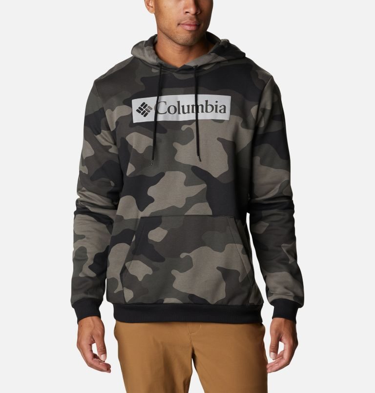 Hanorac Cu Gluga Columbia Logo Printed Barbati Camuflaj | BTA897ZQ0