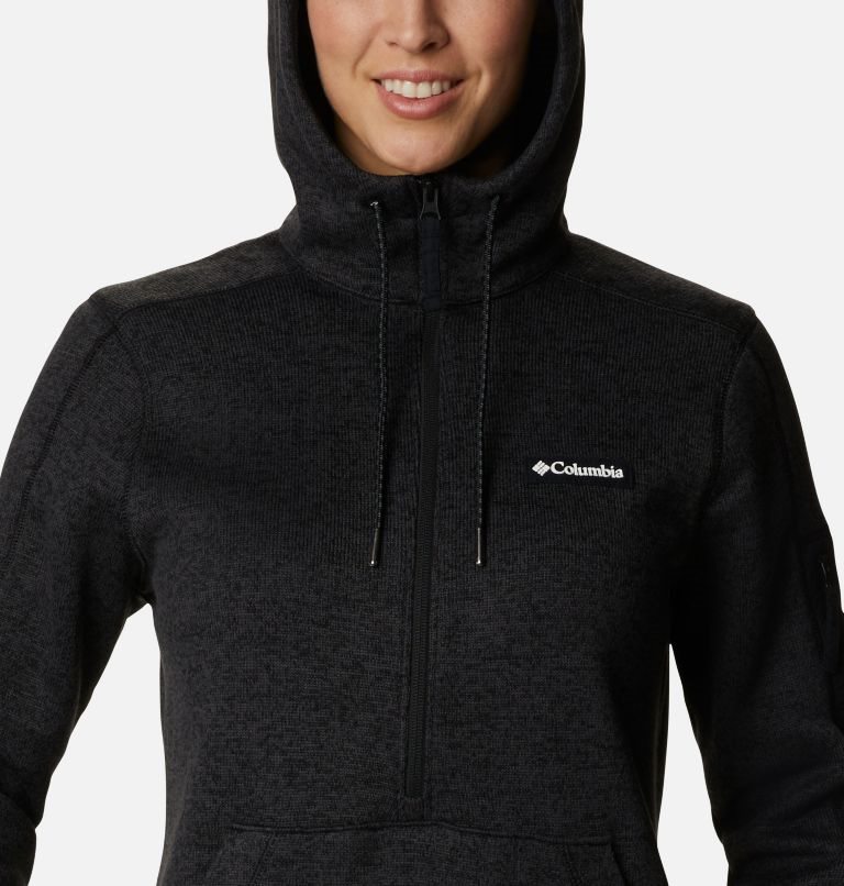 Hanorac Cu Gluga Columbia Pulovere Weather Fleece Dama Negrii | OQZM98S70