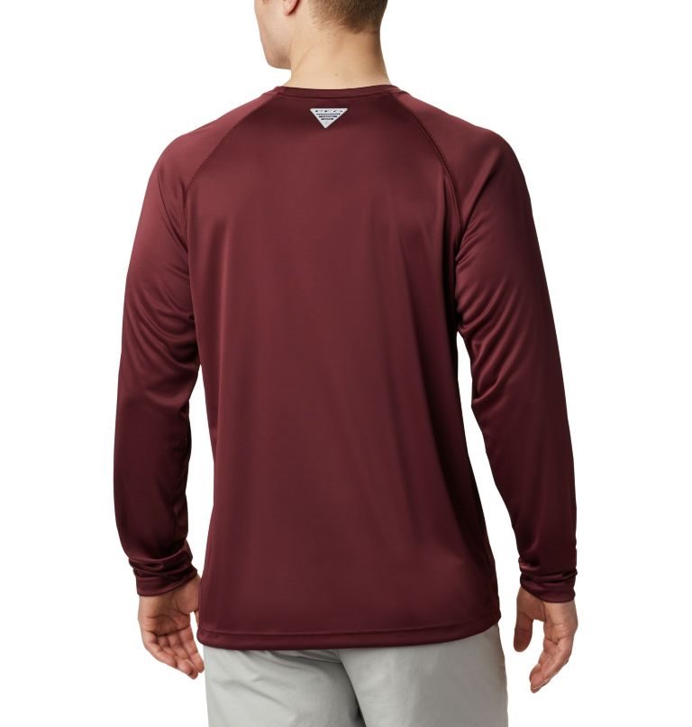 Hanorace Columbia Collegiate PFG Terminal Tackle Long Sleeve - Texas A&M Barbati Visinii | SDZQSA780