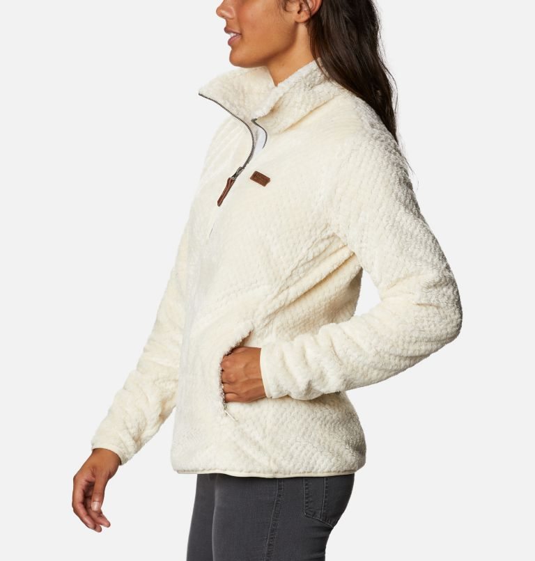 Hanorace Columbia Fireside Quarter Zip Sherpa Fleece Dama Albi | HWA8QZ701