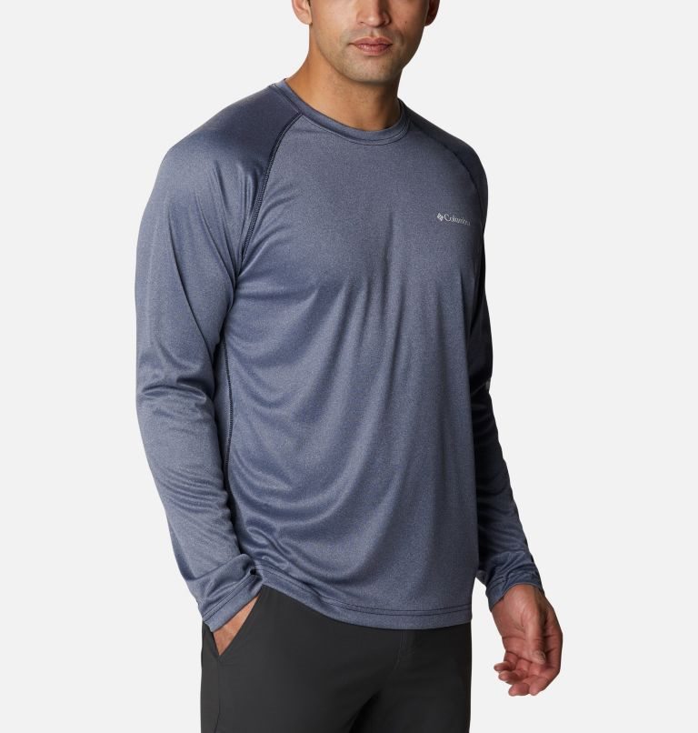 Hanorace Columbia Fork Stream Heather Long Sleeve Barbati Bleumarin | BNAZ17M8S