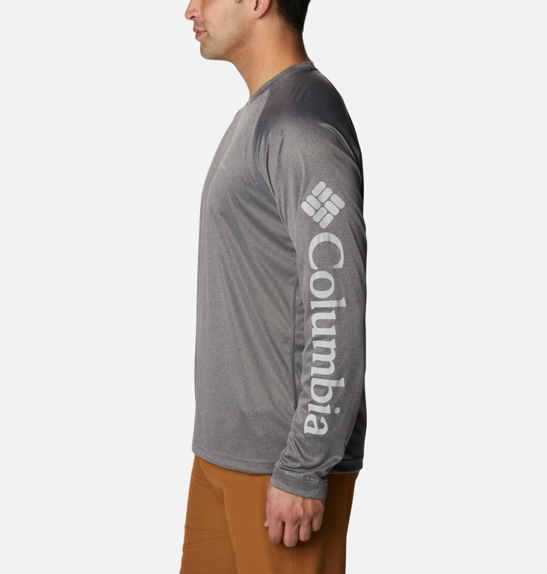 Hanorace Columbia Fork Stream Heather Long Sleeve Barbati Gri | PB9107QA8