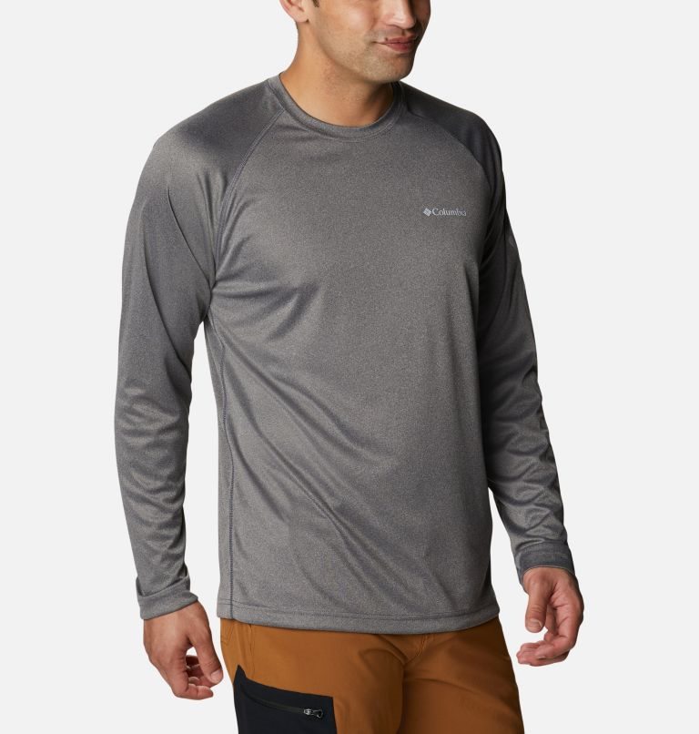 Hanorace Columbia Fork Stream Heather Long Sleeve Barbati Gri | PB9107QA8