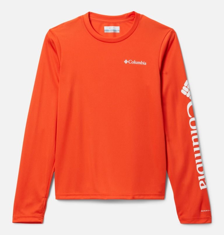 Hanorace Columbia Fork Stream Long Sleeve Copii Portocalii | GH1S07ZM8