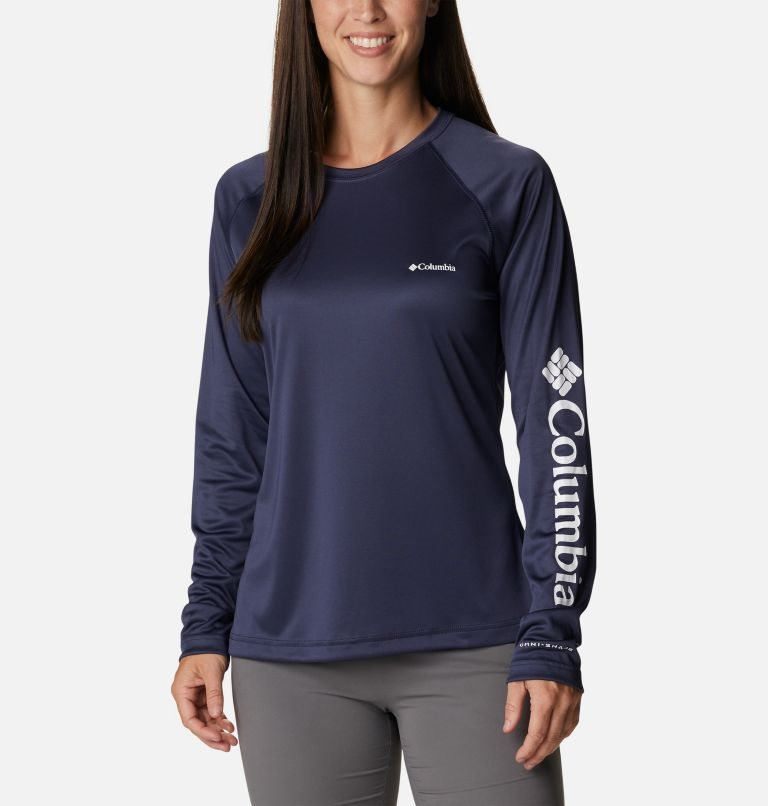 Hanorace Columbia Fork Stream Long Sleeve Dama Bleumarin | IC7SM80A9