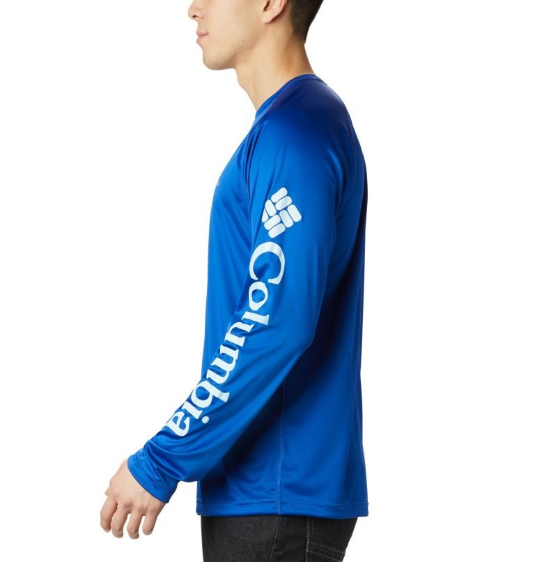 Hanorace Columbia Fork Stream Long Sleeve Barbati Albastri | IXAQ9S017