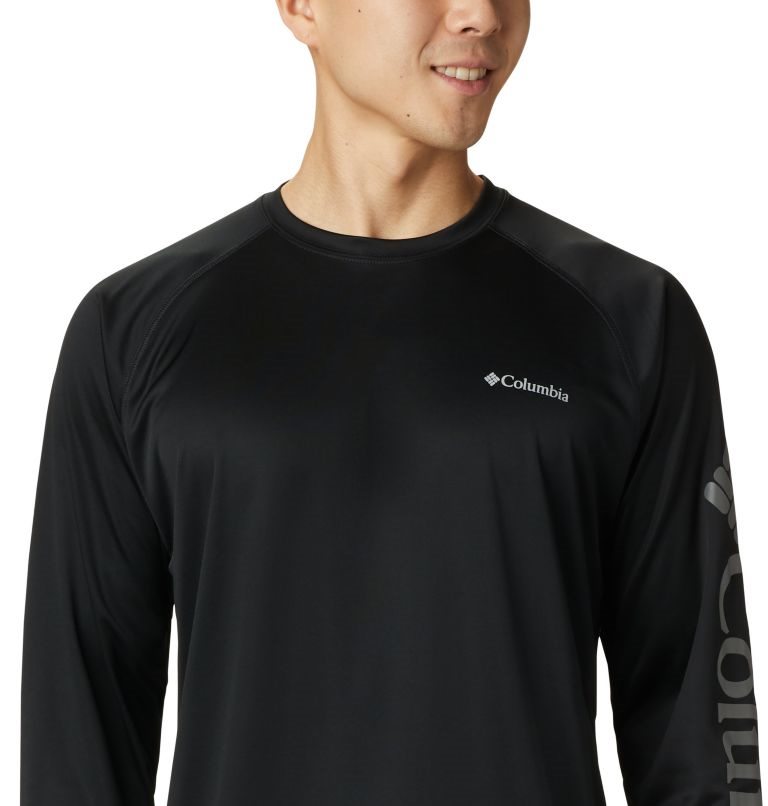 Hanorace Columbia Fork Stream Long Sleeve Barbati Negrii | KQM897Z0S