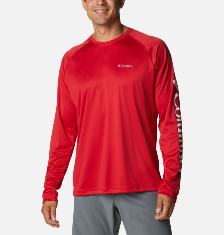 Hanorace Columbia Fork Stream Long Sleeve Barbati Rosii | MAQZ9108M