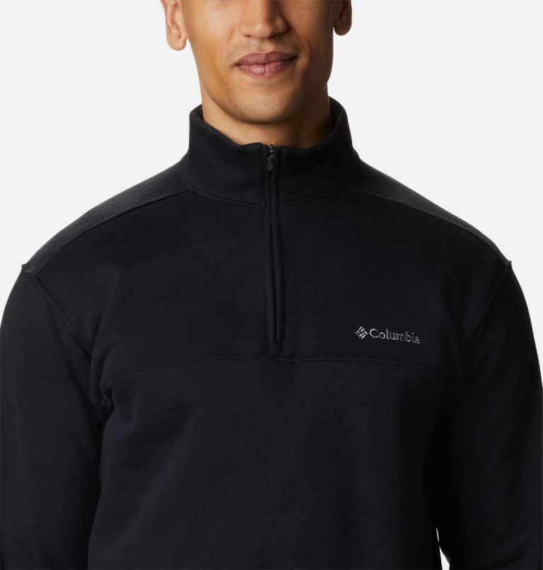 Hanorace Columbia Hart Mountain II Half Zip Barbati Negrii | TZQ8S170Z