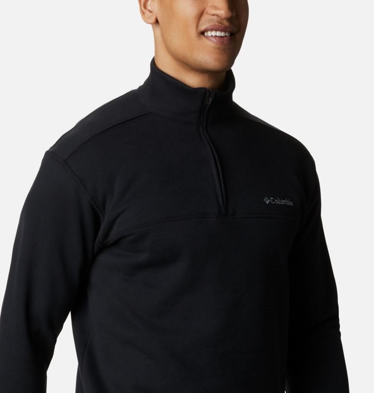 Hanorace Columbia Hart Mountain II Half Zip Barbati Negrii | TZQ8S170Z