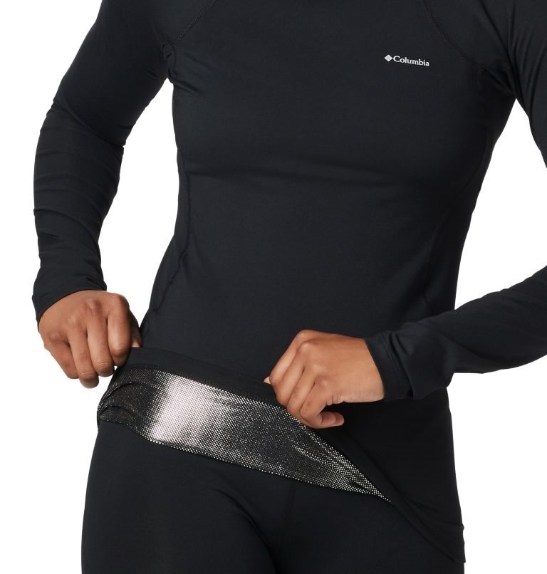 Hanorace Columbia Midweight Stretch Baselayer Long Sleeve Dama Negrii | IQASZM180