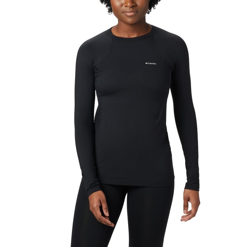 Hanorace Columbia Midweight Stretch Baselayer Long Sleeve Dama Negrii | IQASZM180