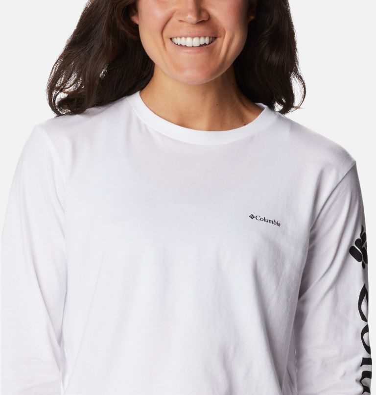 Hanorace Columbia North Cascades Long Sleeve Cropped Dama Albi | BI718MSZ9