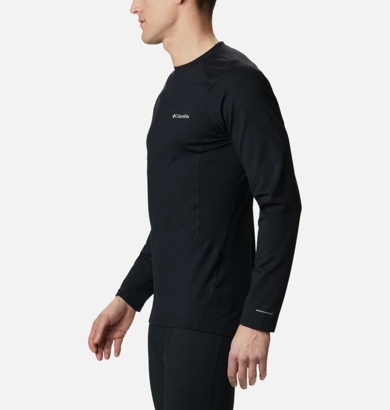 Hanorace Columbia Omni-Heat 3D Knit Crew Baselayer Barbati Negrii | XO91M7AS0