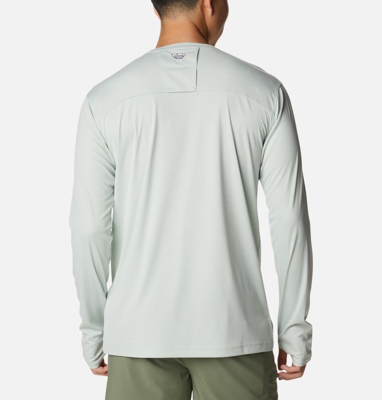 Hanorace Columbia PFG Skiff Guide Knit Long Sleeve Barbati Gri Deschis | AG1S9AQ07