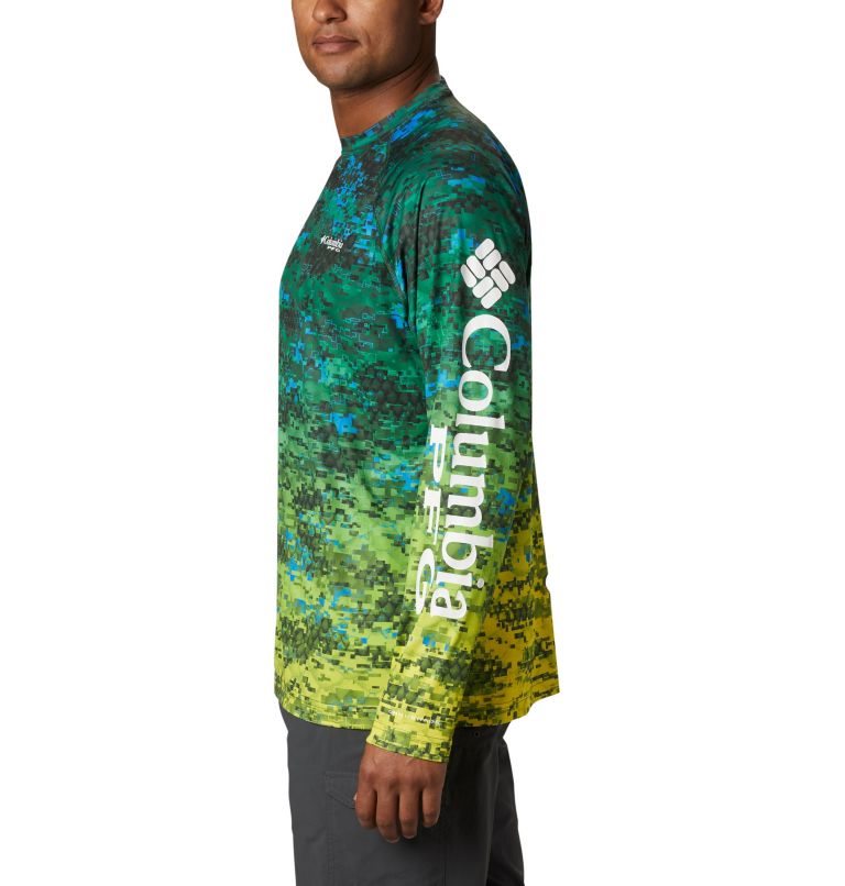 Hanorace Columbia PFG Super Terminal Tackle Long Sleeve Barbati Camuflaj | KLS87A9ZM