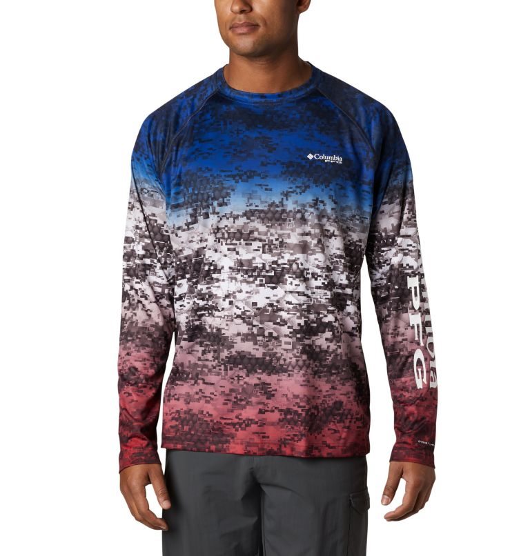 Hanorace Columbia PFG Super Terminal Tackle Long Sleeve Barbati Colorati | SC70ZA91Q