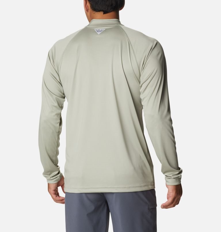 Hanorace Columbia PFG Terminal Tackle 1/4 Zip Barbati Masline Verzi | HU01Z7AQ9