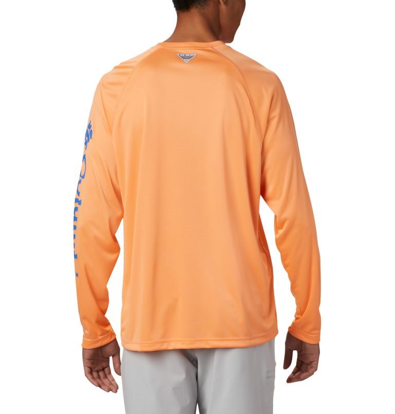 Hanorace Columbia PFG Terminal Tackle Long Sleeve Barbati Portocalii | CEQ8ZM0A1