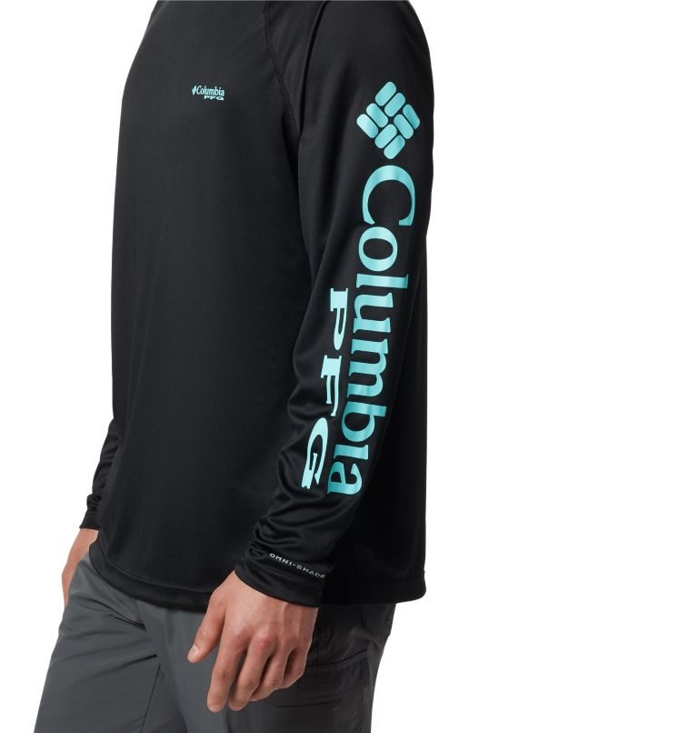 Hanorace Columbia PFG Terminal Tackle Long Sleeve Barbati Negrii | CSZMA0971