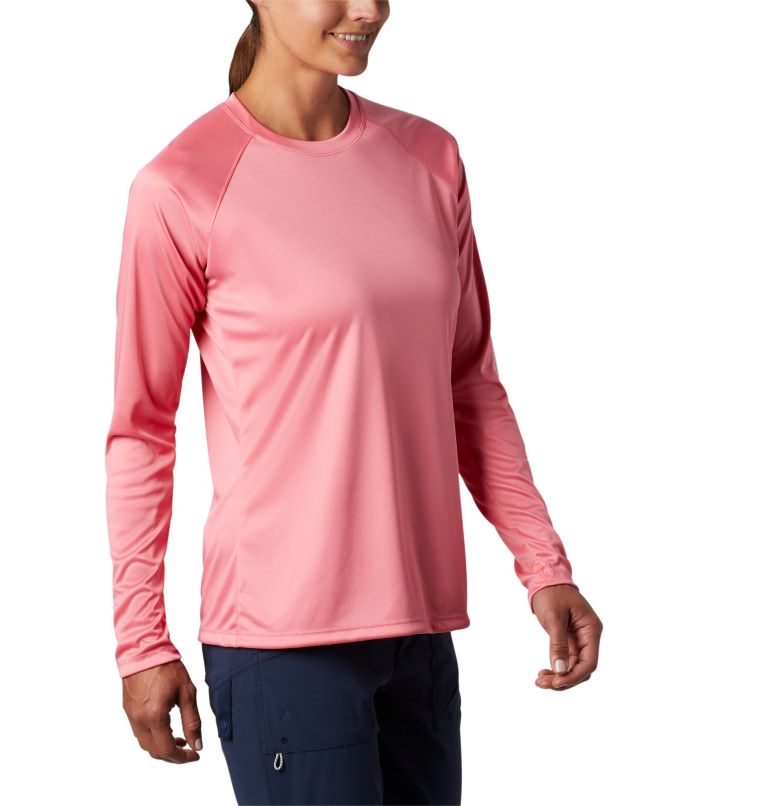 Hanorace Columbia PFG Tidal Tee II Long Sleeve Dama Roz | DF09Z187S