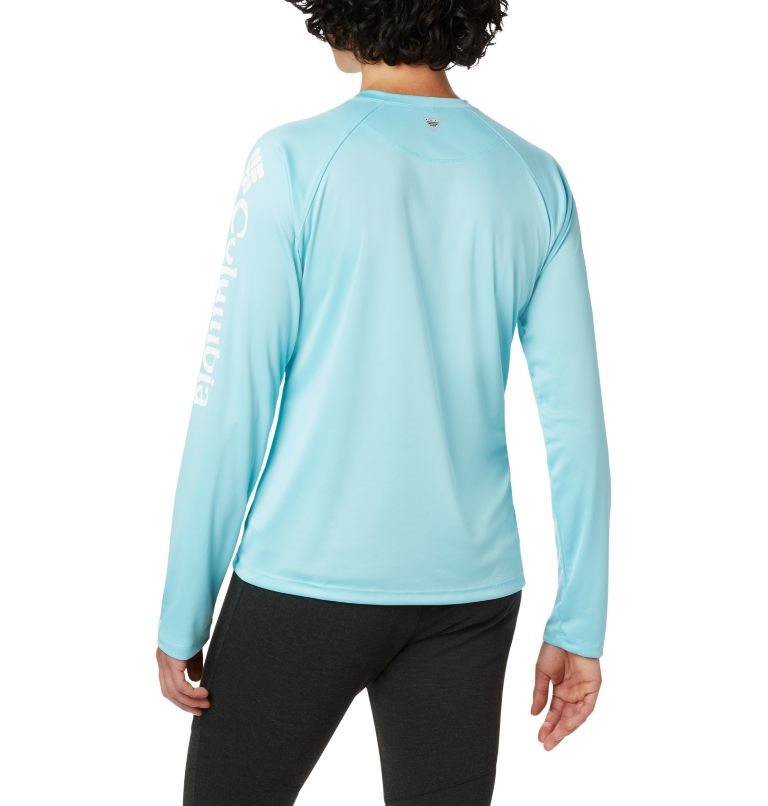 Hanorace Columbia PFG Tidal Tee II Long Sleeve Dama Turcoaz | TES81AM07