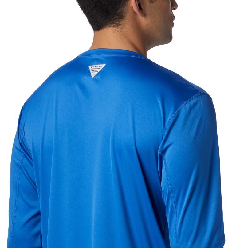 Hanorace Columbia PFG Zero Rules Long Sleeve Barbati Albastri | FYAZ80QSM