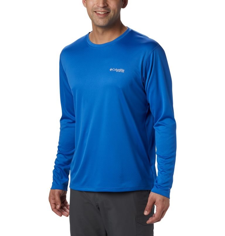 Hanorace Columbia PFG Zero Rules Long Sleeve Barbati Albastri | FYAZ80QSM