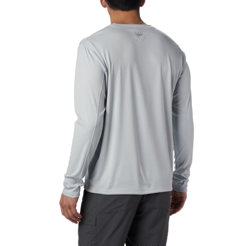 Hanorace Columbia PFG Zero Rules Long Sleeve Barbati Gri Deschis | IX01ZAM7S