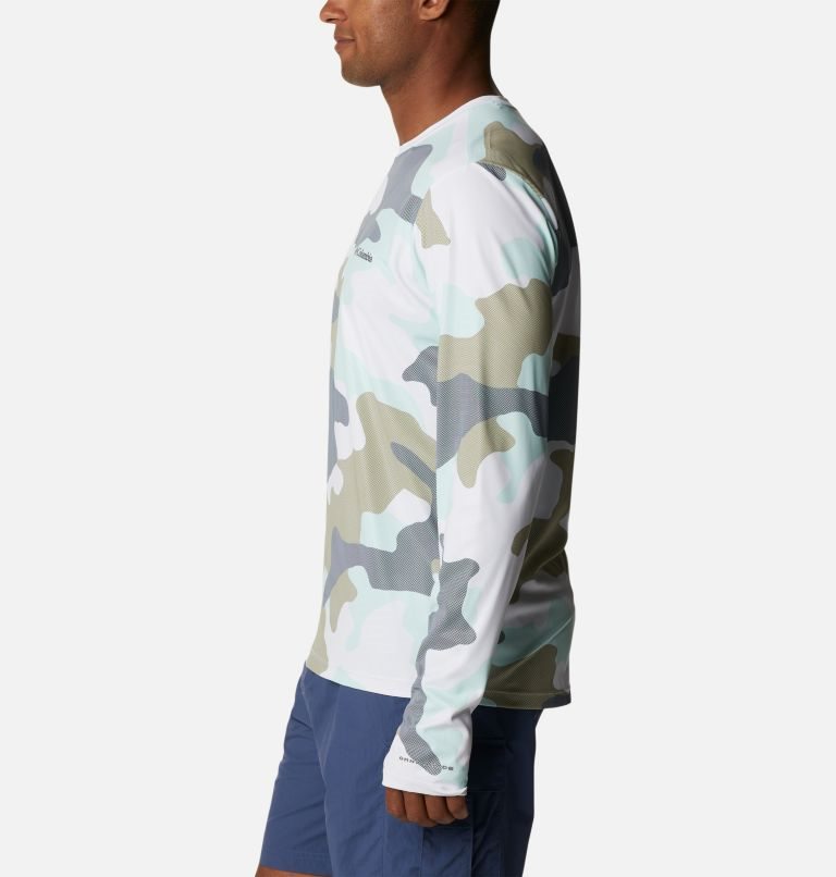 Hanorace Columbia Sun Deflector Summerdry Long Sleeve Barbati Camuflaj | IUZ0SQ197