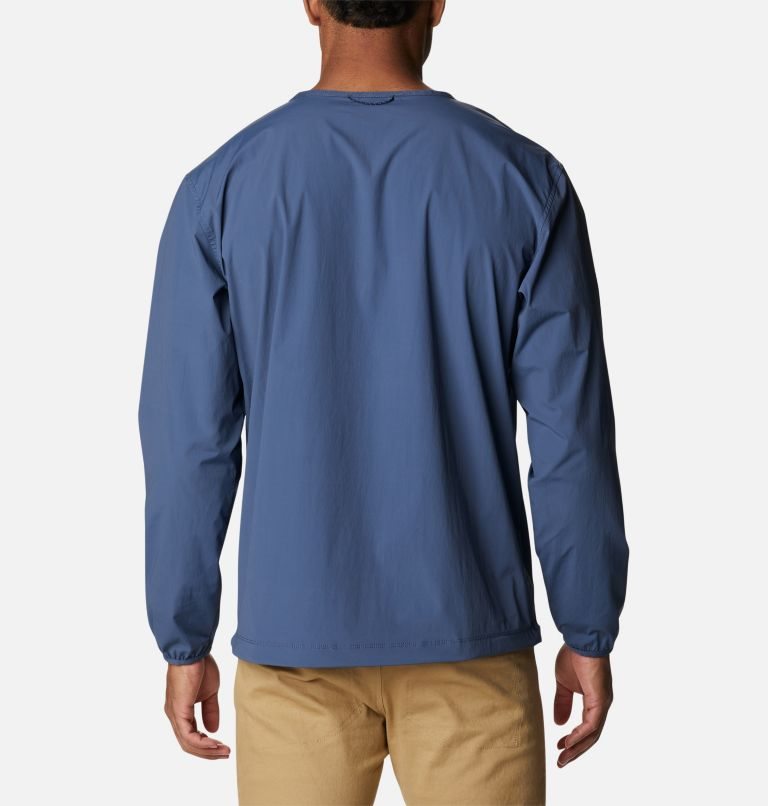 Hanorace Columbia Tech Trail Woven Pullover Barbati Bleumarin | DWMS179Q8