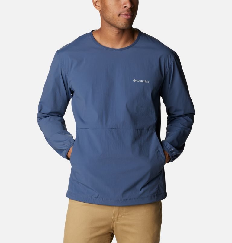 Hanorace Columbia Tech Trail Woven Pullover Barbati Bleumarin | DWMS179Q8