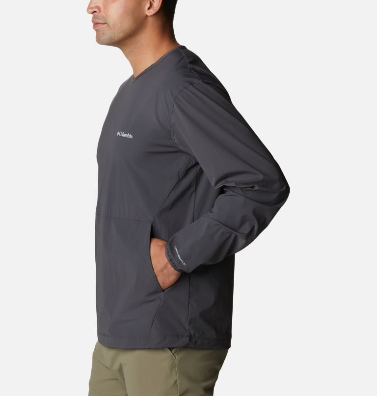 Hanorace Columbia Tech Trail Woven Pullover Barbati Negrii | EO7A0Z8S9