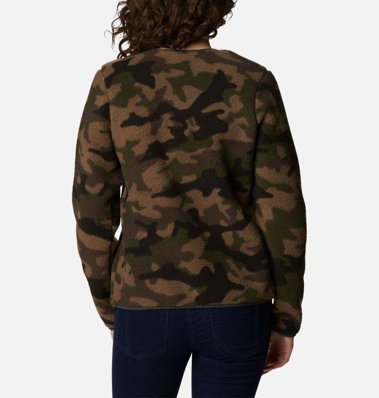 Hanorace Columbia West Bend Fleece Crew Dama Camuflaj | EUM1897Q0