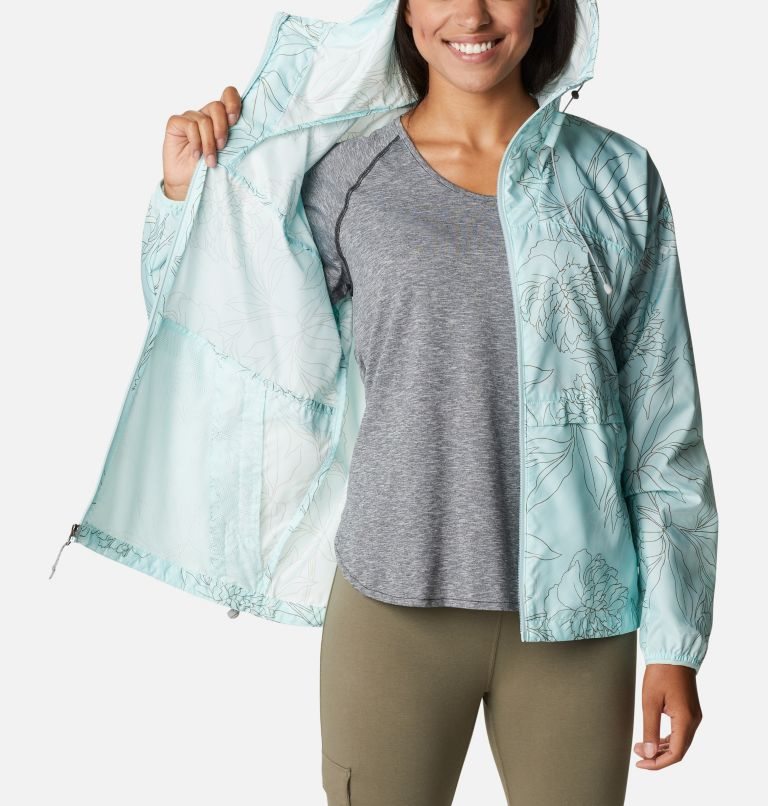 Jacheta Columbia Alpine Chill Windbreaker Dama Albastri Deschis | GDMA90ZQS