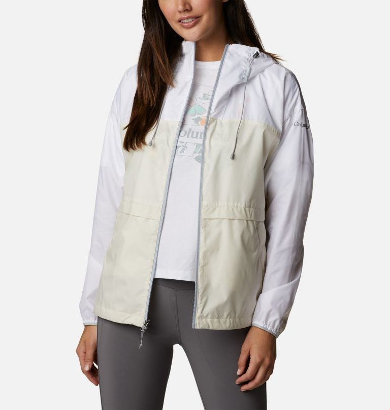 Jacheta Columbia Alpine Chill Windbreaker Dama Albi | SV8QS1AM0