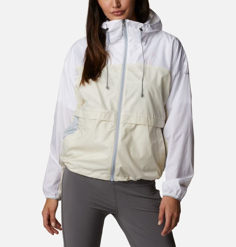 Jacheta Columbia Alpine Chill Windbreaker Dama Albi | SV8QS1AM0