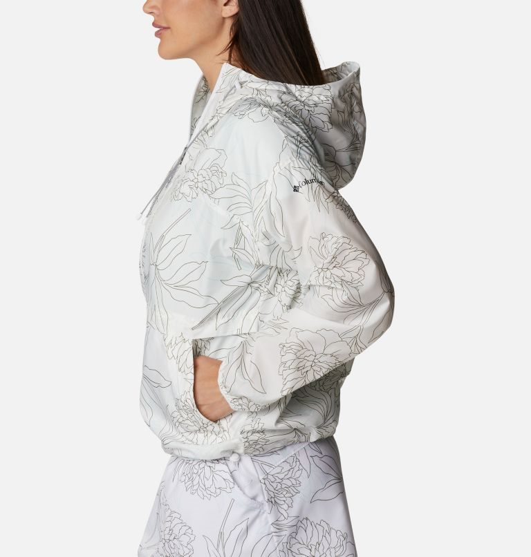 Jacheta Columbia Alpine Chill Windbreaker Dama Albi | XM1M79S0Z