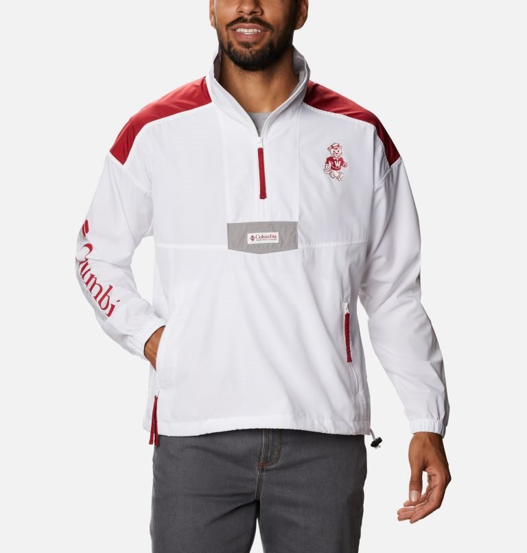 Jacheta Columbia Collegiate Santa Ana Anorak - Washington State Barbati Albi Rosii | AQ8AZ091S