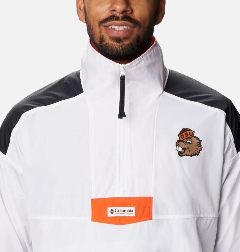 Jacheta Columbia Collegiate Santa Ana Anorak - Oregon State Barbati Albi Negrii | ME0Q98SM1