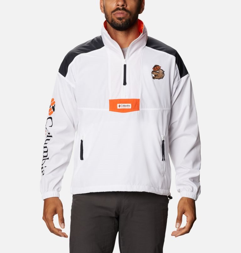 Jacheta Columbia Collegiate Santa Ana Anorak - Oregon State Barbati Albi Negrii | ME0Q98SM1