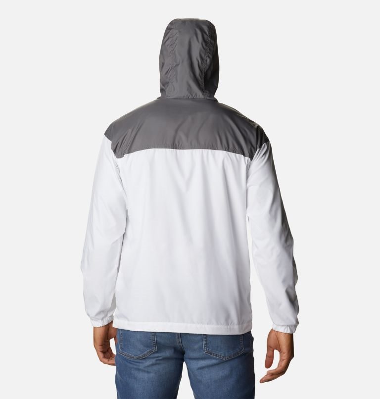 Jacheta Columbia Flash Challenger Anorak Barbati Albi Gri Inchis | ZKSZMA901