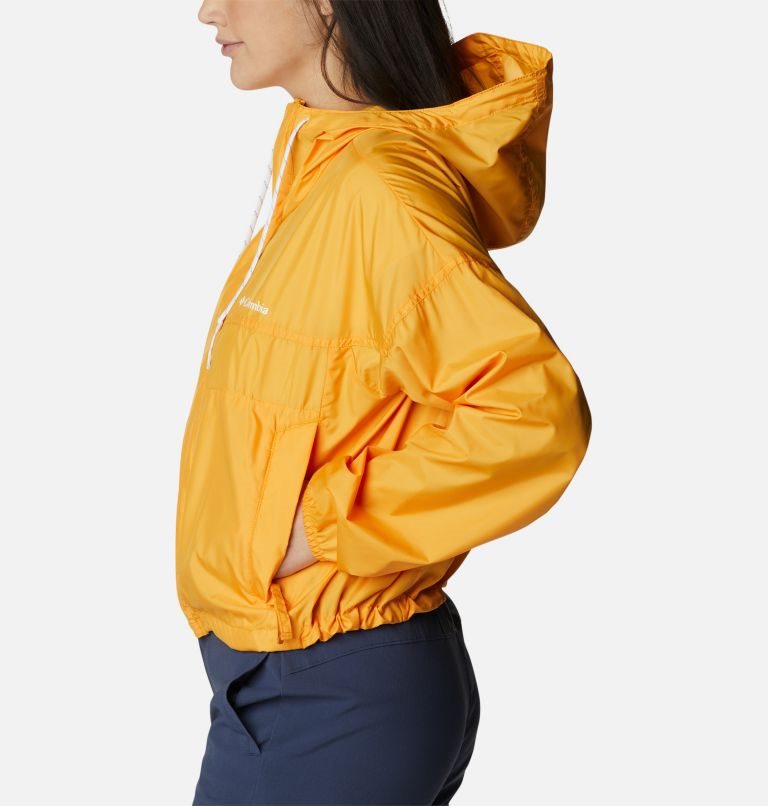 Jacheta Columbia Flash Challenger Cropped Windbreaker Dama Mango | CU8109MZ7